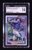 Pete Crow-Armstrong 2024 Bowman Chrome Mega Box #45 RC (CGC 10) at PristineAuction.com