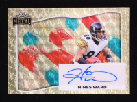 Hines Ward 2025 Leaf Metal Pristine Auction Collection Autographs Super Prismatic Gold #BAHW1 #1/1 at PristineAuction.com