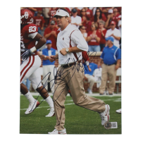 Bob Stoops Signed Oklahoma Sooners 8x10 Photo (Beckett) at PristineAuction.com