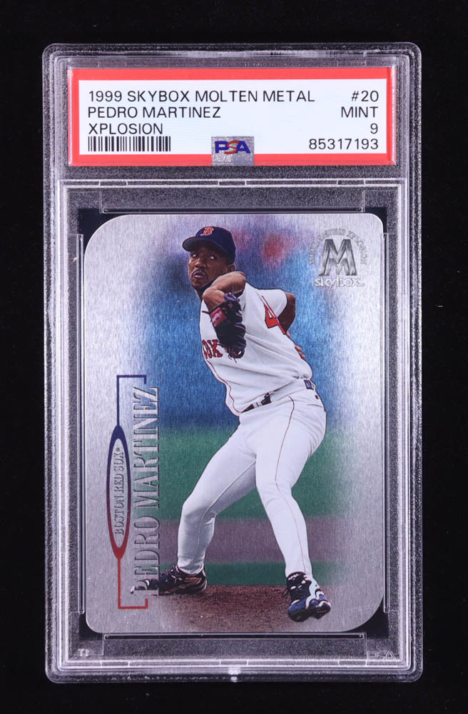 Pedro Martinez 1999 SkyBox Molten Metal Xplosion #20 MS (PSA 9) at PristineAuction.com Pedro Martinez 1999 SkyBox Molten Metal Xplosion #20 MS (PSA 9) at PristineAuction.com