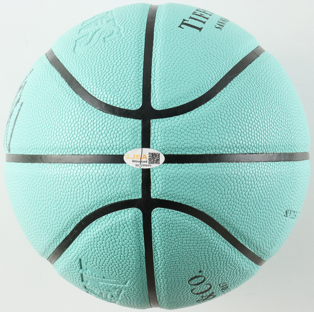 Dennis Rodman Signed Tiffany Blue Basketball (JSA) at PristineAuction.com Dennis Rodman Signed Tiffany Blue Basketball (JSA) at PristineAuction.com