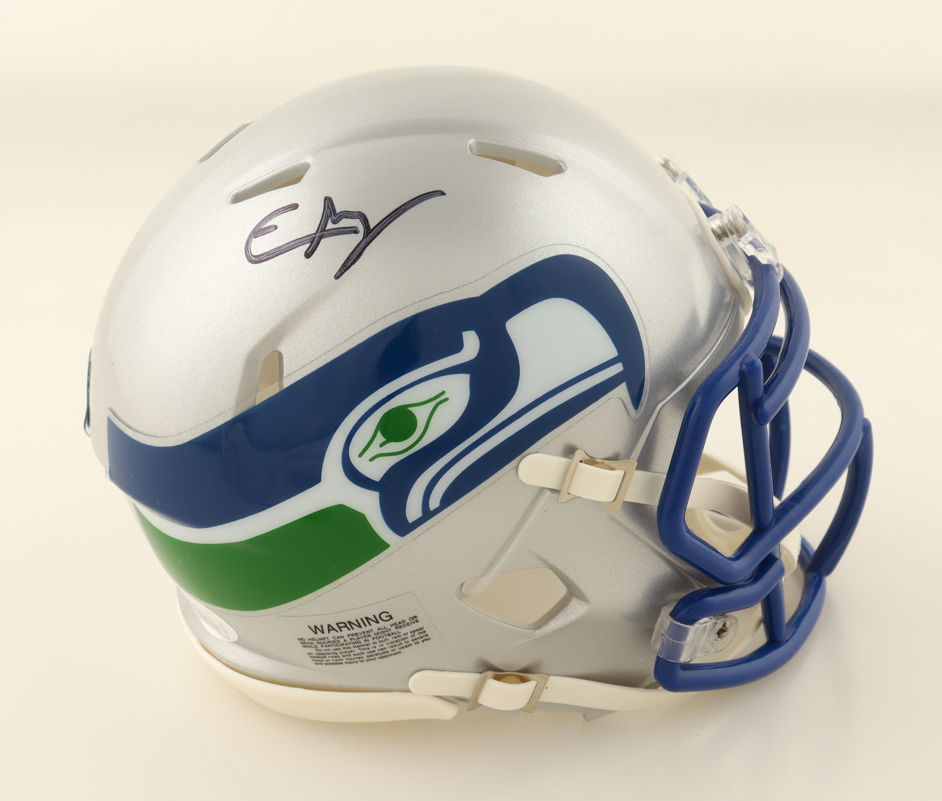 Elijah Arroyo Signed Seahawks Speed Mini Helmet (JSA) at PristineAuction.com Elijah Arroyo Signed Seahawks Speed Mini Helmet (JSA) at PristineAuction.com