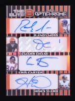 2025 Leaf OptiChrome The Elite 8 Prismatic Orange #E83 Randy Moss / Ja'Marr Chase / Cris Carter / Hines Ward / Tim Brown / Andre Reed / Davante Adams / Chad Johnson #1/1 at PristineAuction.com
