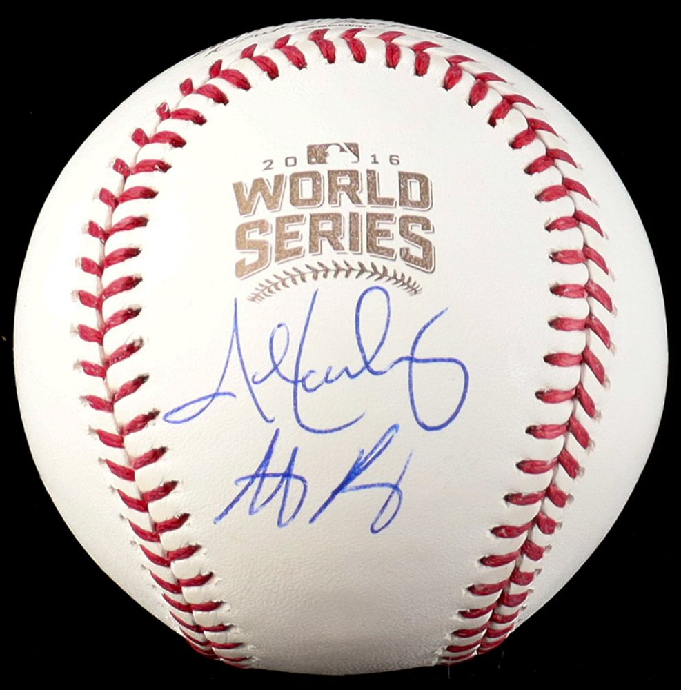 Anthony Rizzo & John Lackey Signed 2016 World Series Baseball (JSA & MLB) at PristineAuction.com Anthony Rizzo & John Lackey Signed 2016 World Series Baseball (JSA & MLB) at PristineAuction.com