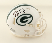 Dontayvion Wicks Signed Packers Alternate Speed Mini Helmet (JSA) at PristineAuction.com