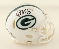 Dontayvion Wicks Signed Packers Alternate Speed Mini Helmet (JSA) at PristineAuction.com