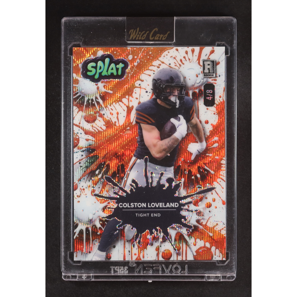 Colston Loveland 2025 Wild Card Splat #SBORA03-CL RC #4/8 at PristineAuction.com