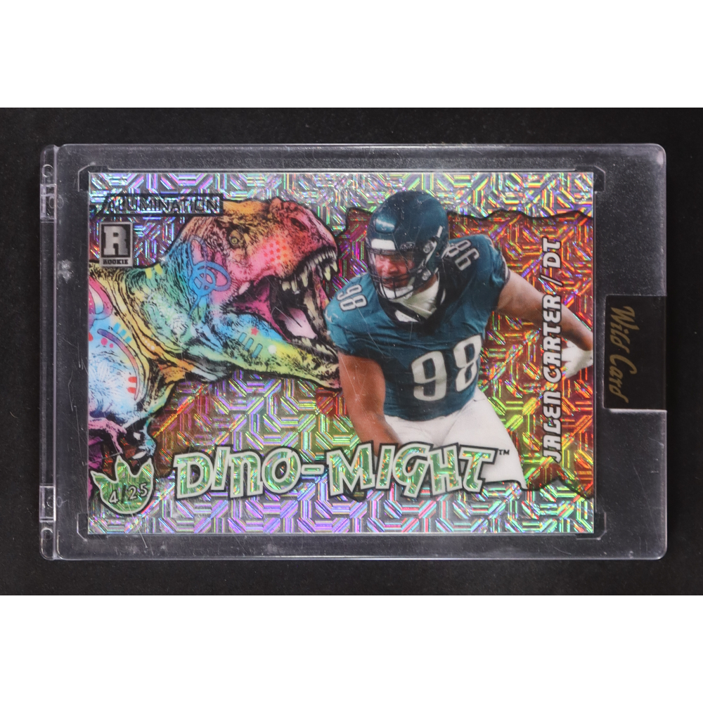 Jalen Carter 2023 Wild Card Dino-Might Alumination #AD-JC RC #4/25 at PristineAuction.com
