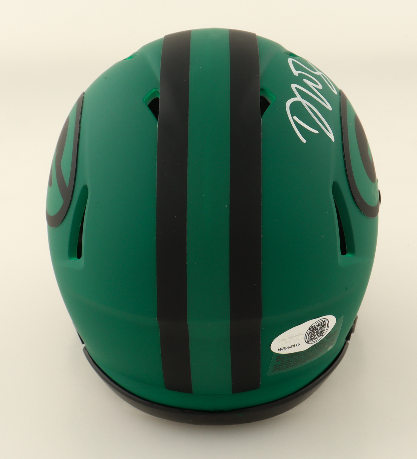 Dontayvion Wicks Signed Packers Rave Alternate Speed Mini Helmet (JSA) at PristineAuction.com Dontayvion Wicks Signed Packers Rave Alternate Speed Mini Helmet (JSA) at PristineAuction.com