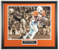 Earl Campbell Signed Texas Longhorns Custom Framed Photo (JSA) at PristineAuction.com