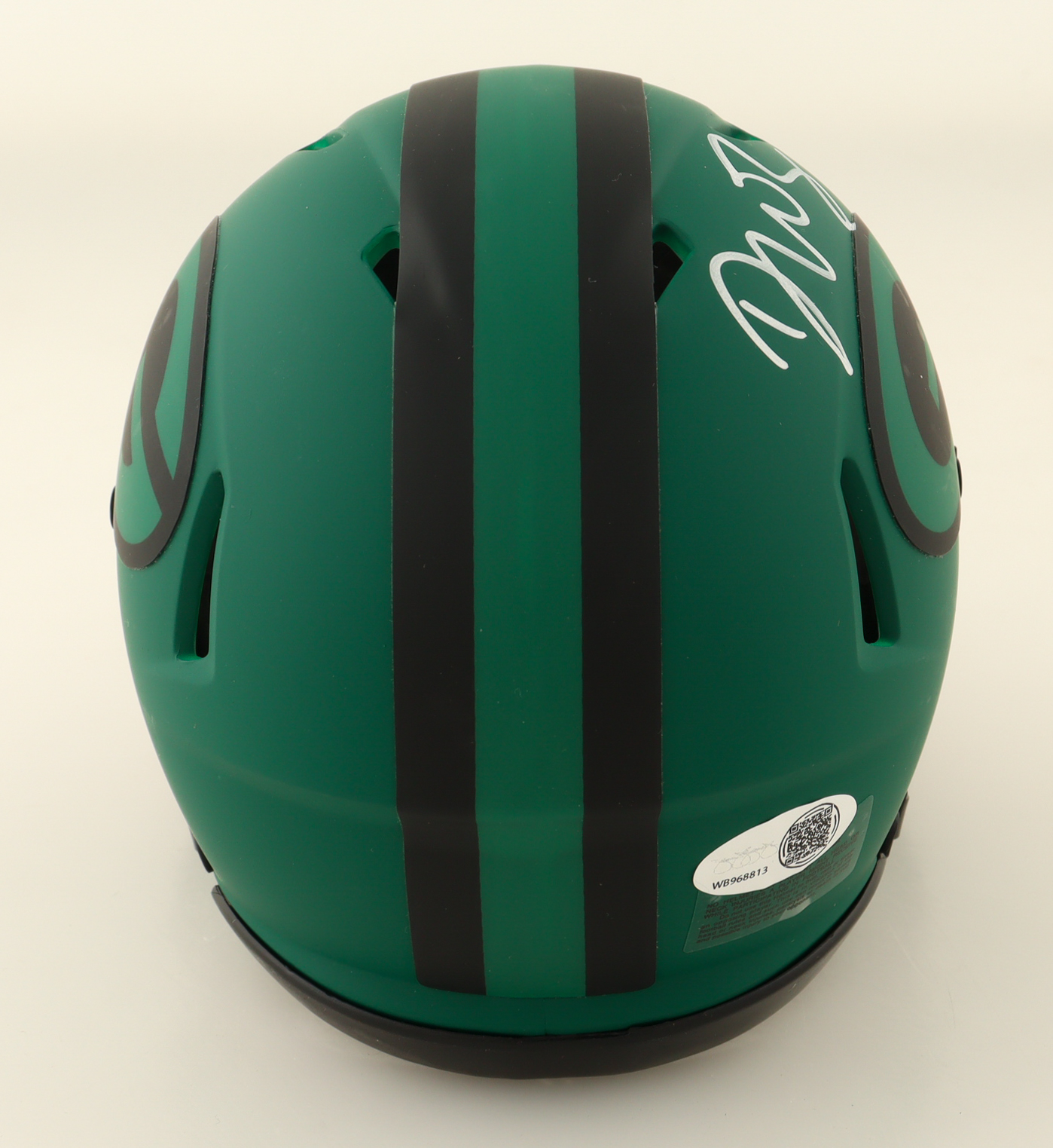 Dontayvion Wicks Signed Packers Rave Alternate Speed Mini Helmet (JSA) at PristineAuction.com Dontayvion Wicks Signed Packers Rave Alternate Speed Mini Helmet (JSA) at PristineAuction.com