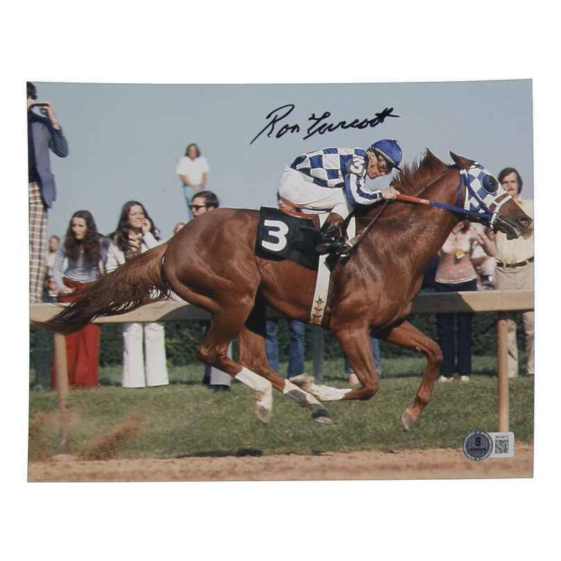 Ron Turcotte Signed 8x10 Photo (Beckett) at PristineAuction.com Ron Turcotte Signed 8x10 Photo (Beckett) at PristineAuction.com