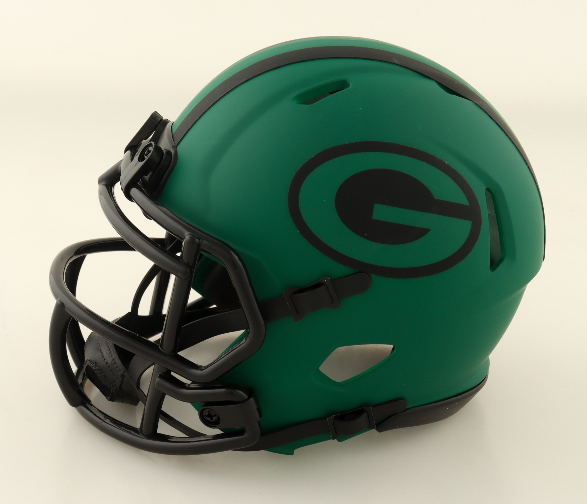 Dontayvion Wicks Signed Packers Rave Alternate Speed Mini Helmet Inscribed "Go Pack" (JSA) at PristineAuction.com Dontayvion Wicks Signed Packers Rave Alternate Speed Mini Helmet Inscribed "Go Pack" (JSA) at PristineAuction.com