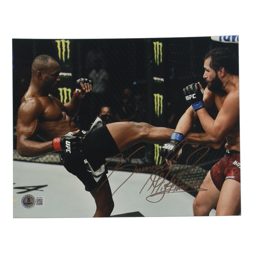 Kamaru Usman Signed UFC 8x10 Photo Inscribed "Nightmare" (Beckett) at PristineAuction.com Kamaru Usman Signed UFC 8x10 Photo Inscribed "Nightmare" (Beckett) at PristineAuction.com