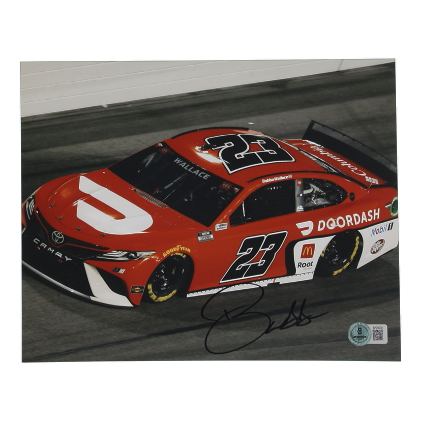 Bubba Wallace Signed NASCAR 8x10 Photo (Beckett) at PristineAuction.com Bubba Wallace Signed NASCAR 8x10 Photo (Beckett) at PristineAuction.com
