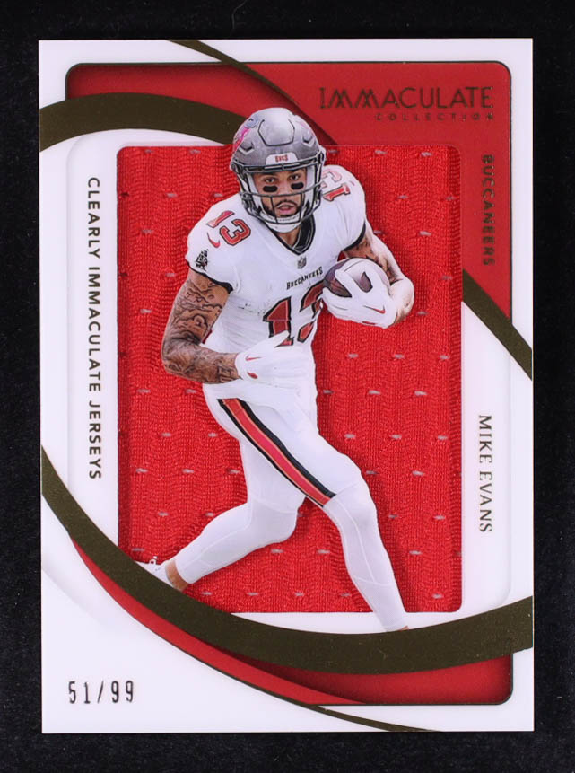 Mike Evans 2024 Immaculate Collection Clearly Immaculate Jerseys #31 #51/99 at PristineAuction.com Mike Evans 2024 Immaculate Collection Clearly Immaculate Jerseys #31 #51/99 at PristineAuction.com