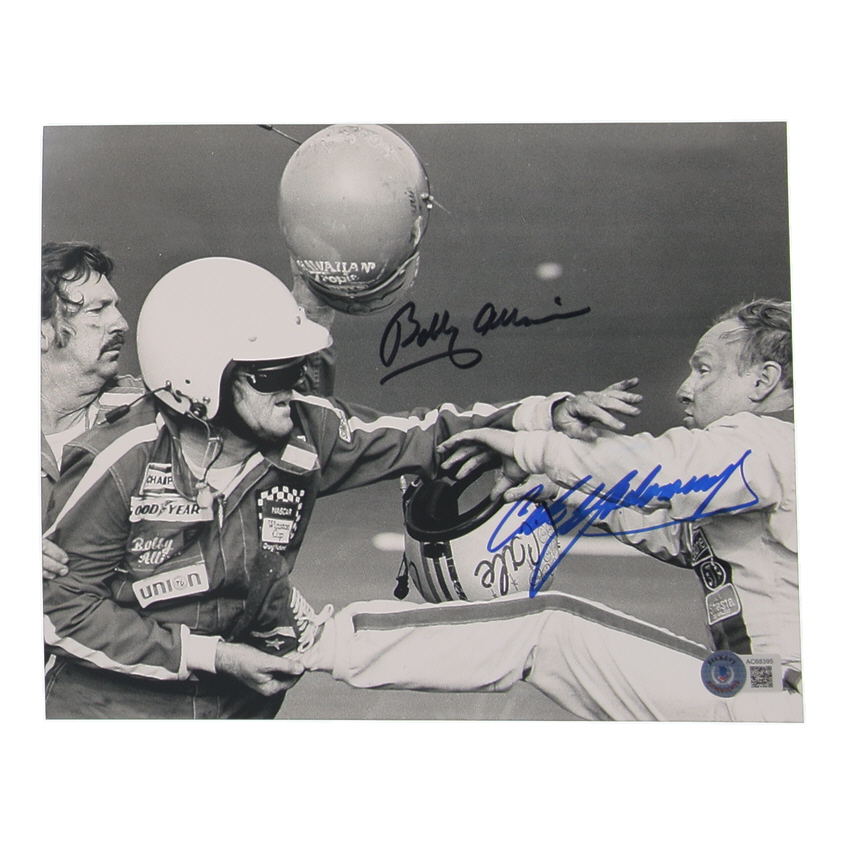 Bobby Allison & Cale Yarborough Signed NASCAR 8x10 Photo (Beckett) at PristineAuction.com Bobby Allison & Cale Yarborough Signed NASCAR 8x10 Photo (Beckett) at PristineAuction.com