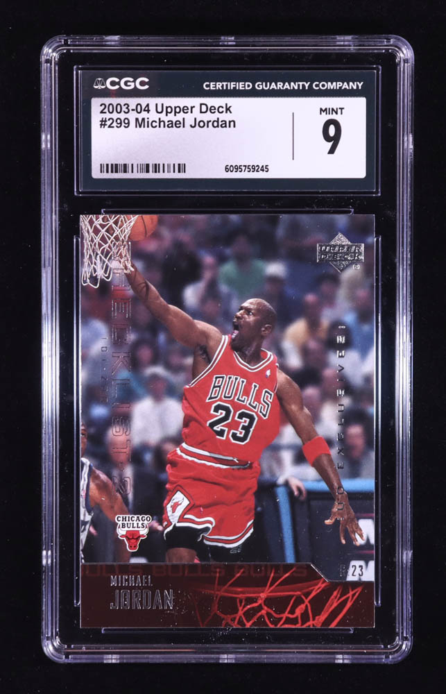 Michael Jordan 2003-04 Upper Deck #299 CL (CGC 9) at PristineAuction.com Michael Jordan 2003-04 Upper Deck #299 CL (CGC 9) at PristineAuction.com
