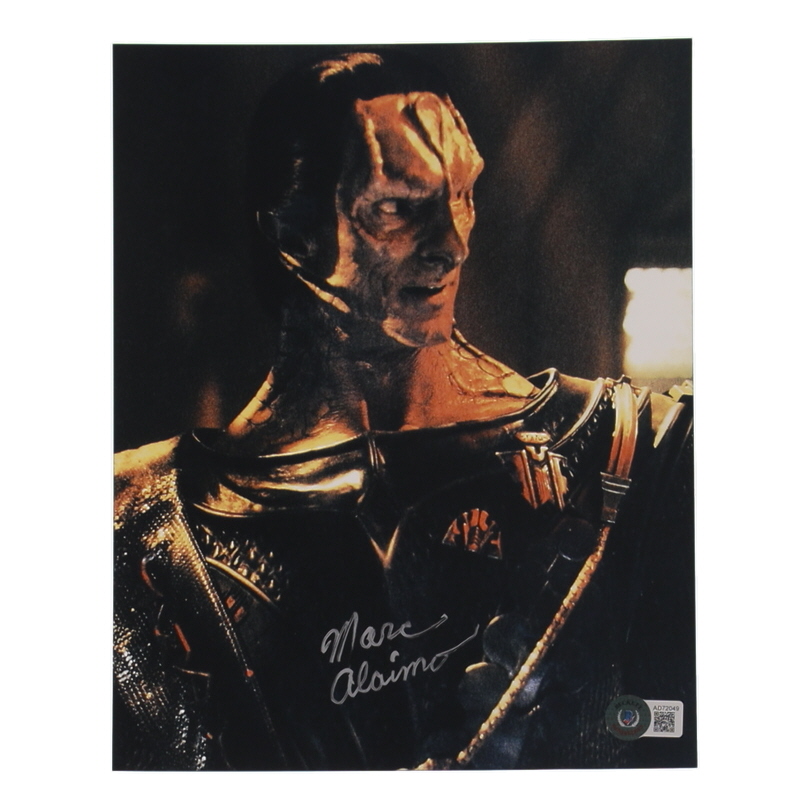 Marc Alaimo Signed "Star Trek: Deep Space Nine" 8x10 Photo (Beckett) at PristineAuction.com Marc Alaimo Signed "Star Trek: Deep Space Nine" 8x10 Photo (Beckett) at PristineAuction.com