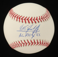 Randy Arozarena Signed OML Baseball Inscribed "AL ROY 21" (Beckett) at PristineAuction.com