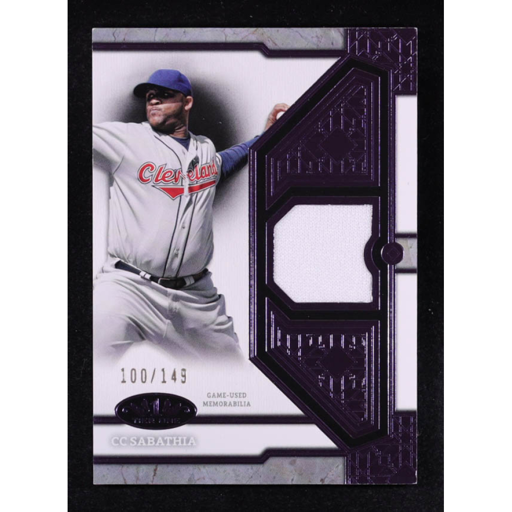 CC Sabathia 2024 Topps Tier One Relics Purple Foil #T1RCSA #100/149 at PristineAuction.com