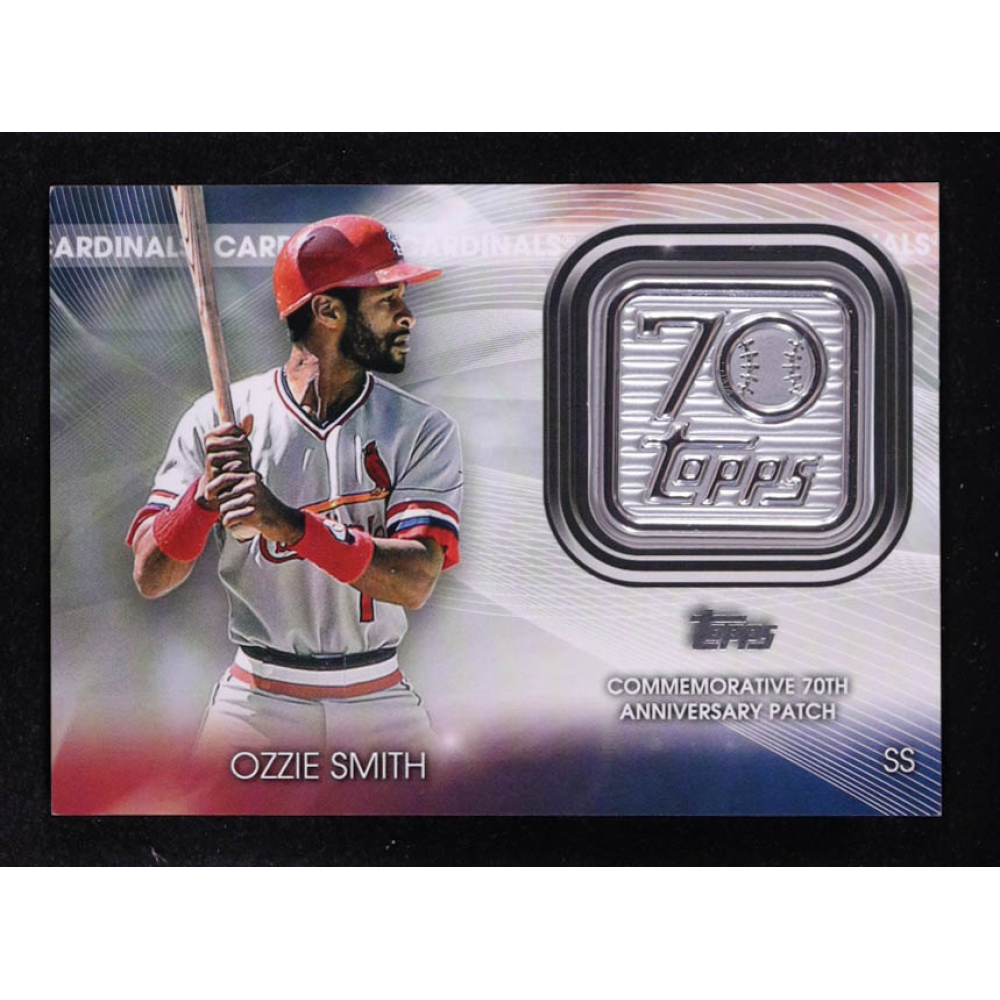 Ozzie Smith 2021 Topps 70th Anniversary Commemorative Logo Patches #T70POS at PristineAuction.com