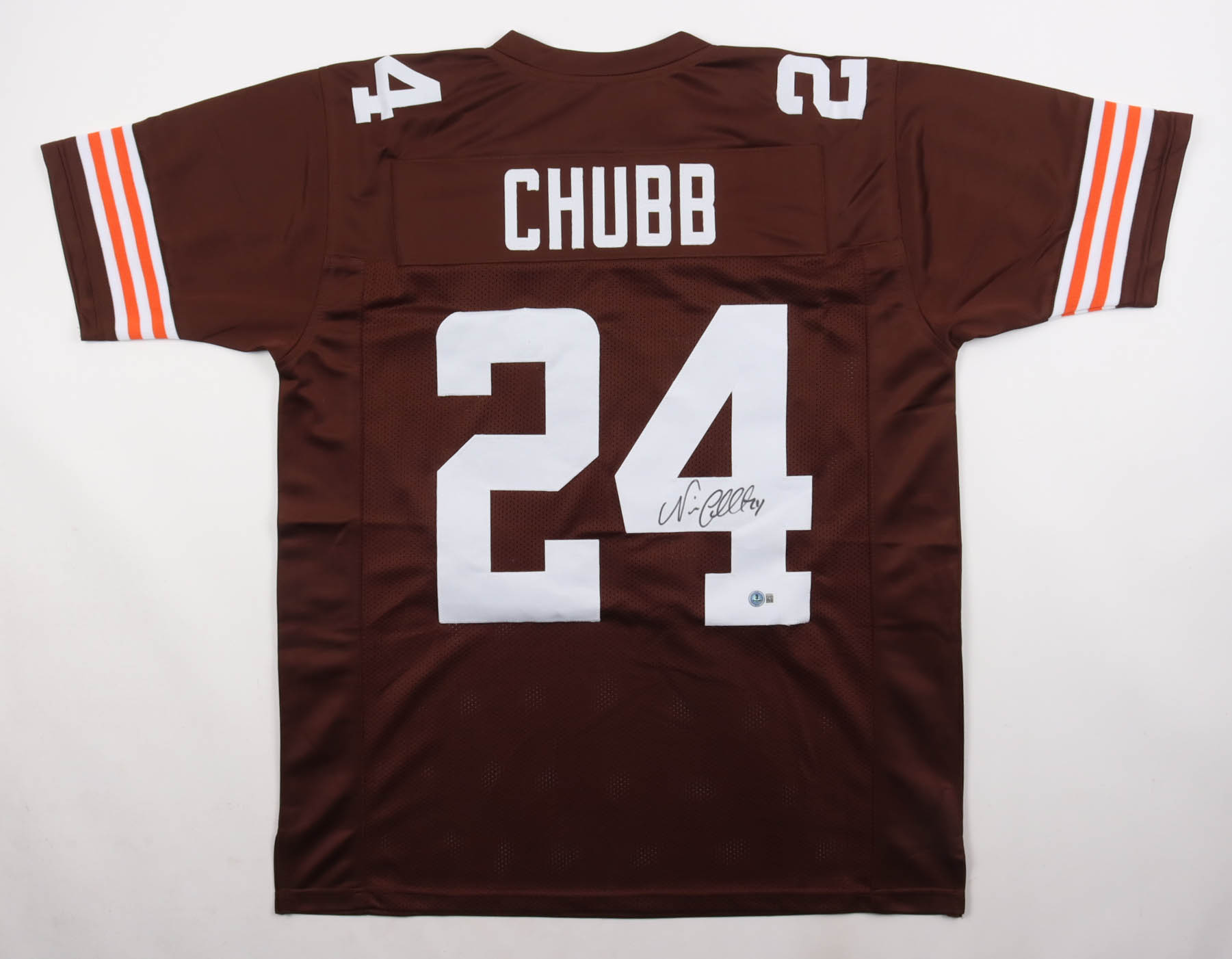 Nick Chubb Signed Jersey (Beckett) at PristineAuction.com Nick Chubb Signed Jersey (Beckett) at PristineAuction.com