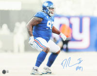 Dexter Lawrence II Signed Giants 11x14 Photo (Beckett) at PristineAuction.com