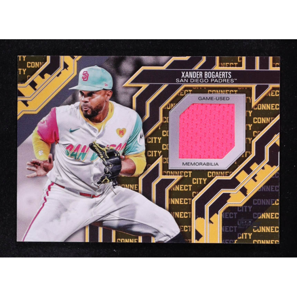 Xander Bogaerts 2025 Topps City Connect Swatches #CCXB at PristineAuction.com