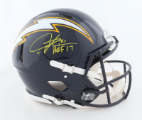 LaDainian Tomlinson Signed Chargers Full-Size Authentic On-Field Speed Helmet Inscribed "HOF 17" (Beckett) at PristineAuction.com