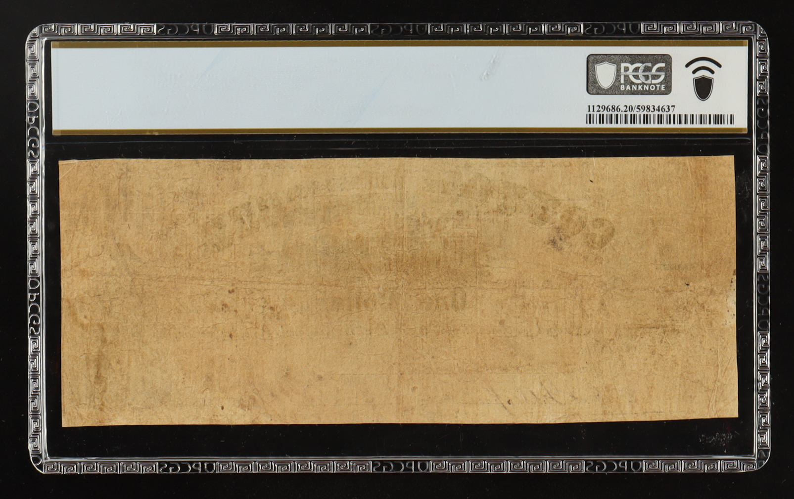 1862 Mississippi $1 Dollar "Cotton Pledged" Currency Note (PCGS VF20) at PristineAuction.com 1862 Mississippi $1 Dollar "Cotton Pledged" Currency Note (PCGS VF20) at PristineAuction.com