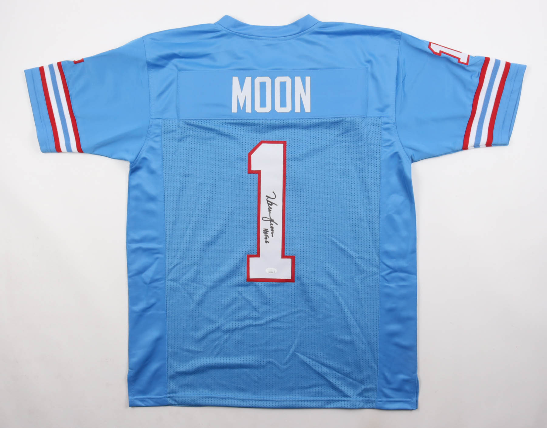 Warren Moon Signed Jersey Inscribed "HOF 06" (JSA) at PristineAuction.com Warren Moon Signed Jersey Inscribed "HOF 06" (JSA) at PristineAuction.com