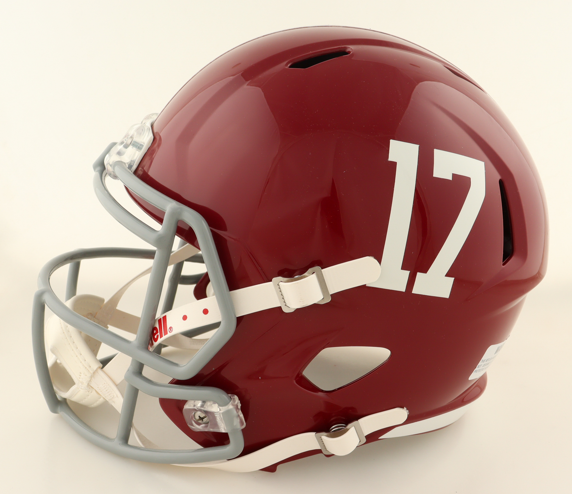 DeVonta Smith Signed Alabama Crimson Tide Full-Size Speed Helmet Inscribed "Heisman 2020" (Beckett) at PristineAuction.com DeVonta Smith Signed Alabama Crimson Tide Full-Size Speed Helmet Inscribed "Heisman 2020" (Beckett) at PristineAuction.com