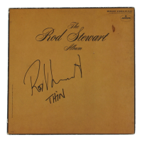 Rod Stewart Signed "The Rod Stewart Show" 12x12 Album Sleeve Inscribed "Thin" (ACOA) at PristineAuction.com