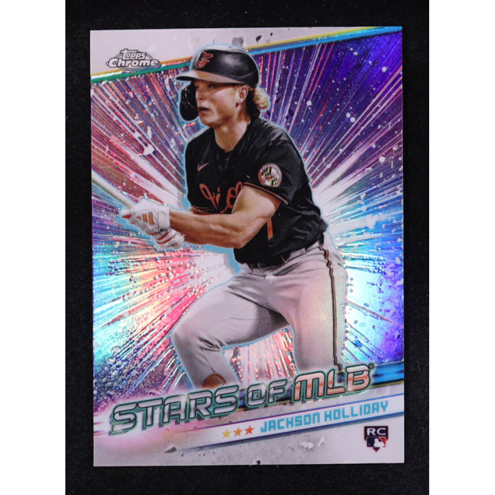 Jackson Holliday 2024 Topps Chrome Stars of MLB #CSMLB83 RC at PristineAuction.com