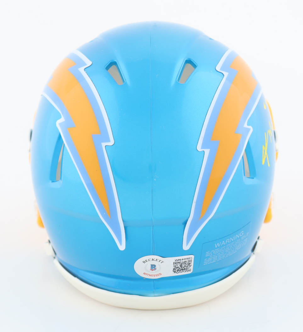 Kenneth Murray Signed Chargers Flash Alternate Speed Mini Helmet (Beckett) at PristineAuction.com Kenneth Murray Signed Chargers Flash Alternate Speed Mini Helmet (Beckett) at PristineAuction.com