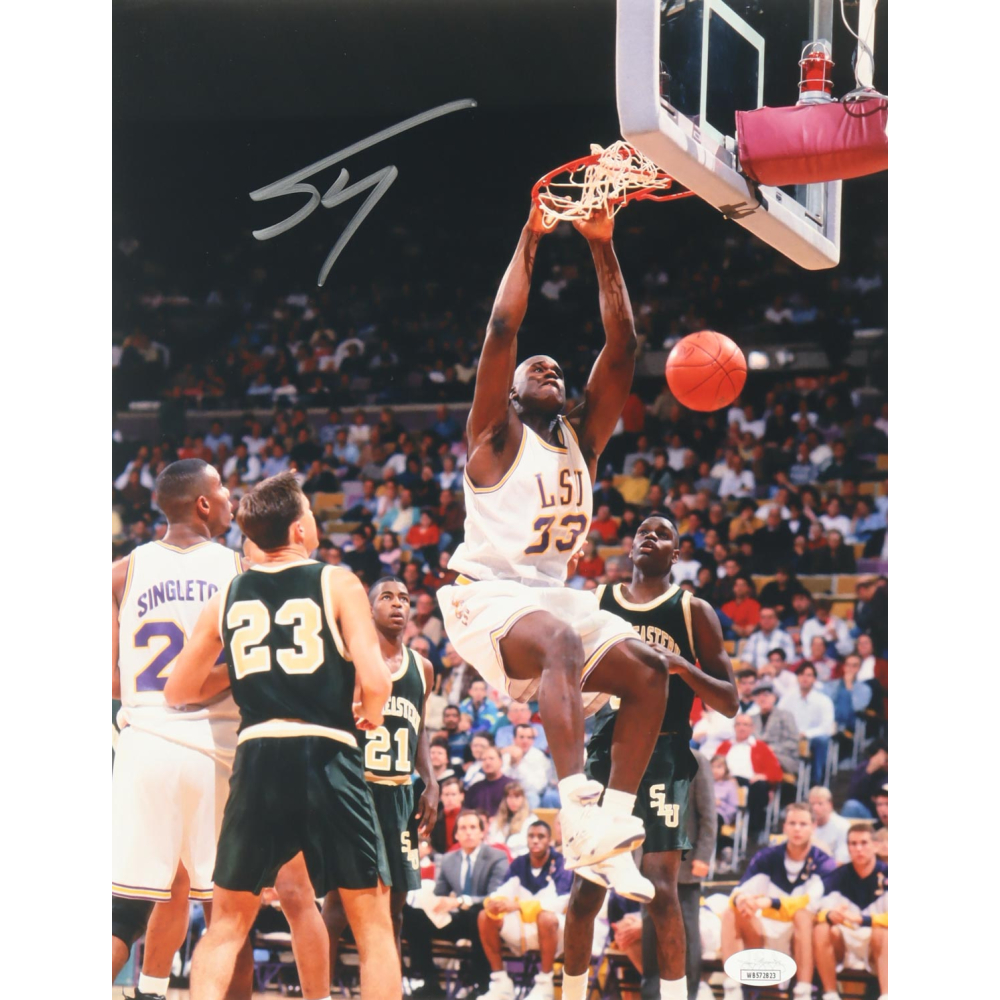 Shaquille O'Neal Signed LSU Tigers 11x14 Photo (JSA) at PristineAuction.com
