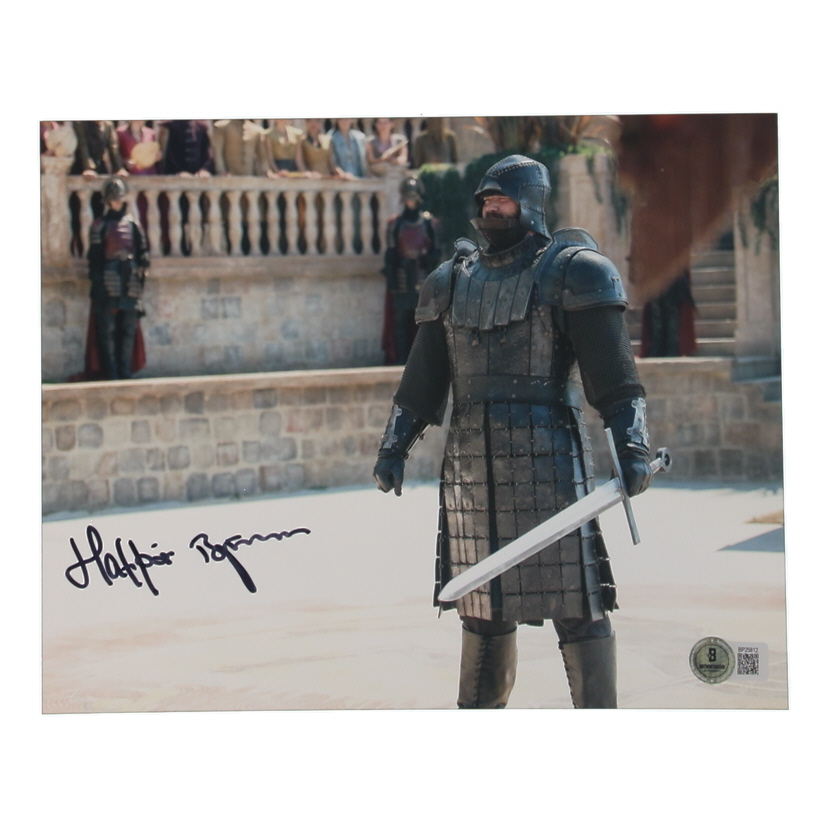 Hafthor Bjornsson Signed "Game of Thrones" 8x10 Photo (Beckett) at PristineAuction.com Hafthor Bjornsson Signed "Game of Thrones" 8x10 Photo (Beckett) at PristineAuction.com