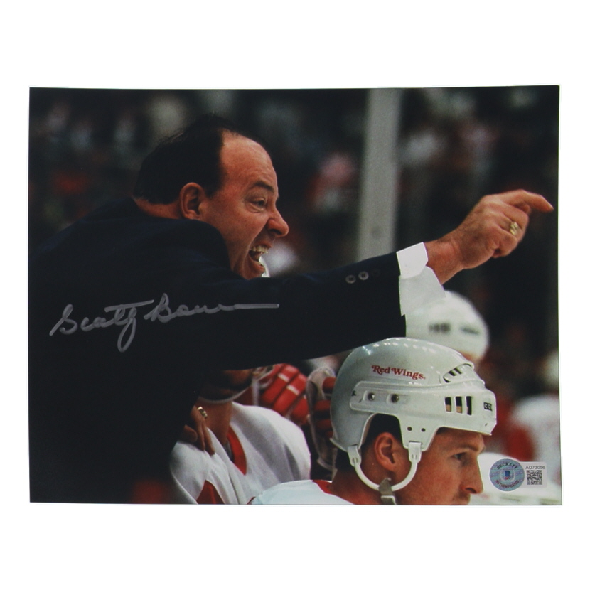 Scotty Bowman Signed Red Wings 8x10 Photo (Beckett) at PristineAuction.com Scotty Bowman Signed Red Wings 8x10 Photo (Beckett) at PristineAuction.com