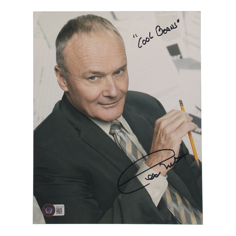 Creed Bratton Signed "The Office" 8x10 Photo Inscribed "Cool Beans" (Beckett) at PristineAuction.com Creed Bratton Signed "The Office" 8x10 Photo Inscribed "Cool Beans" (Beckett) at PristineAuction.com