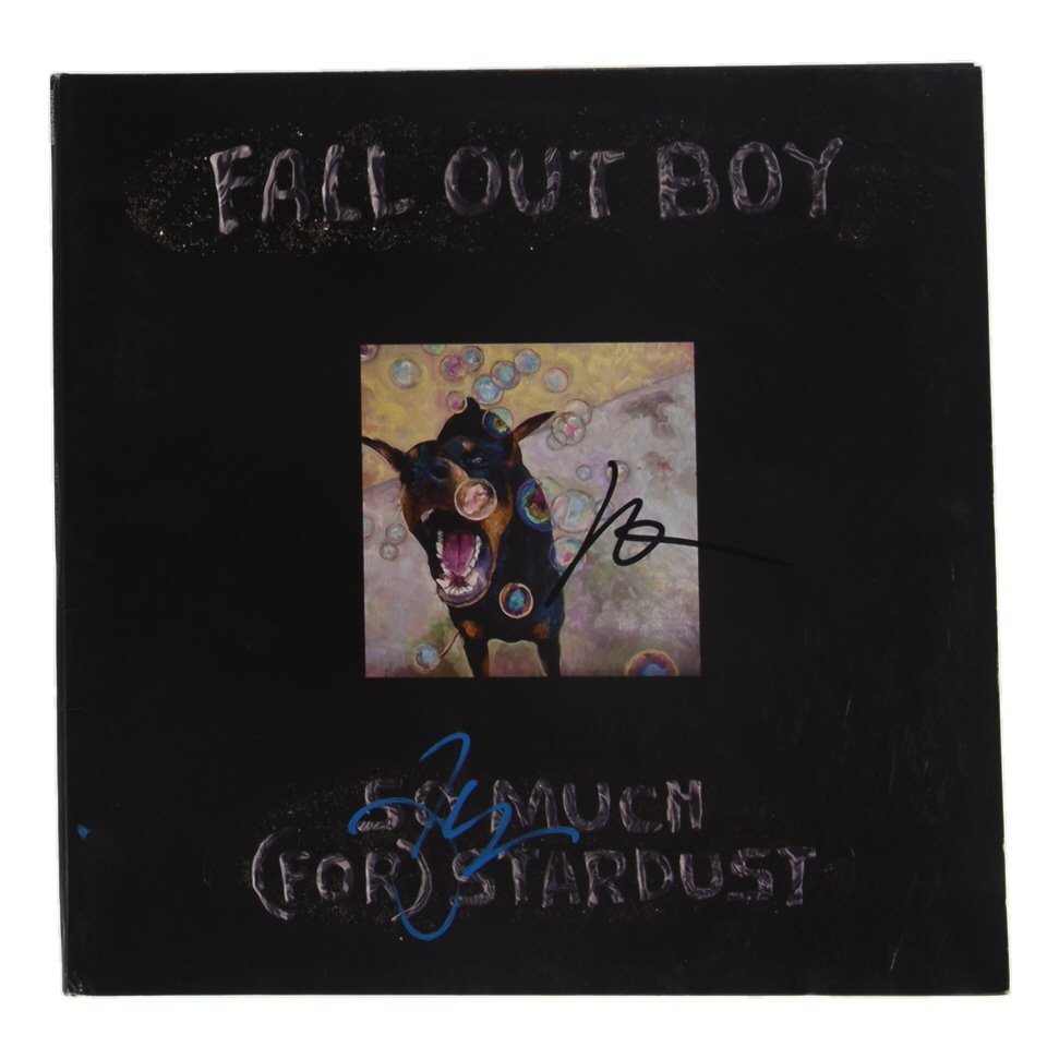 Patrick Stump & Pete Wentz Signed Fall Out Boy "So Much (For) Stardust" 12x12 Album Sleeve (ACOA) at PristineAuction.com Patrick Stump & Pete Wentz Signed Fall Out Boy "So Much (For) Stardust" 12x12 Album Sleeve (ACOA) at PristineAuction.com