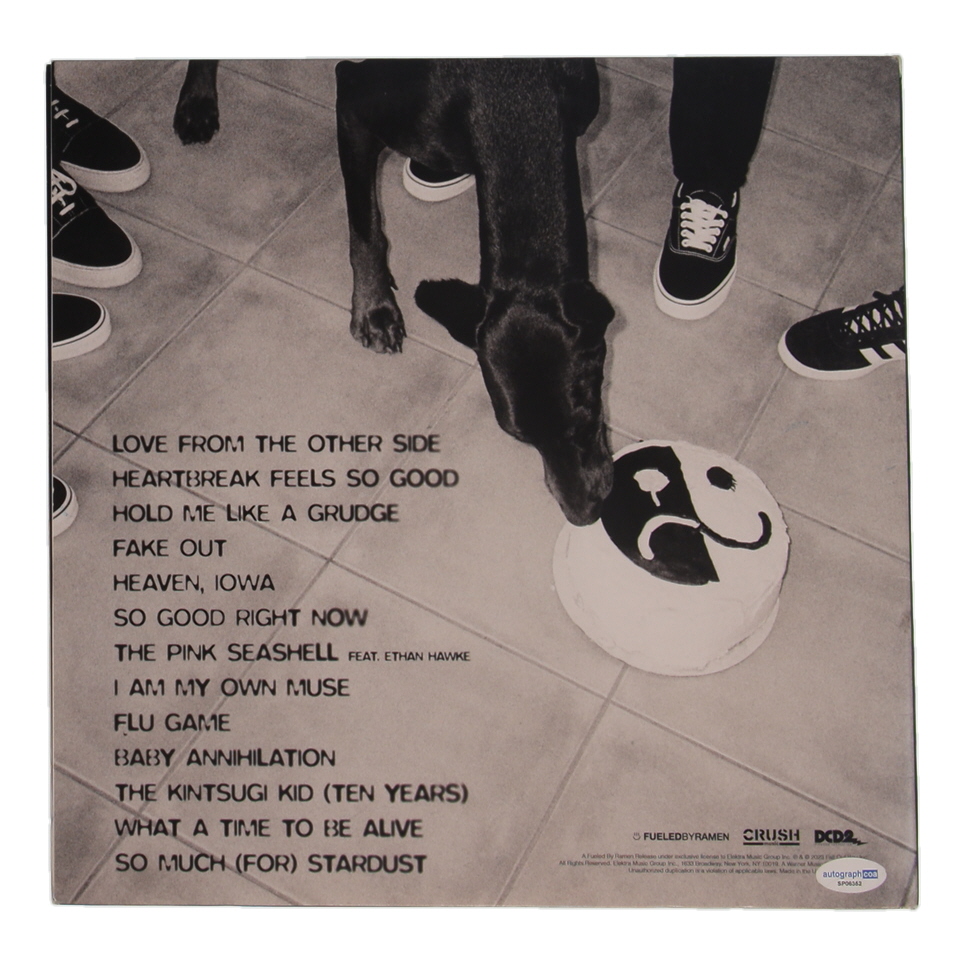 Patrick Stump & Pete Wentz Signed Fall Out Boy "So Much (For) Stardust" 12x12 Album Sleeve (ACOA) at PristineAuction.com Patrick Stump & Pete Wentz Signed Fall Out Boy "So Much (For) Stardust" 12x12 Album Sleeve (ACOA) at PristineAuction.com