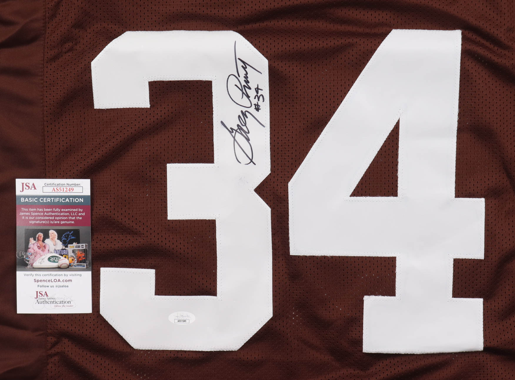 Greg Pruitt Signed Jersey (JSA) at PristineAuction.com Greg Pruitt Signed Jersey (JSA) at PristineAuction.com