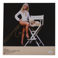 Sabrina Carpenter Signed "Man's Best Friend" 12x12 Album Insert with Sleeve (ACOA) at PristineAuction.com