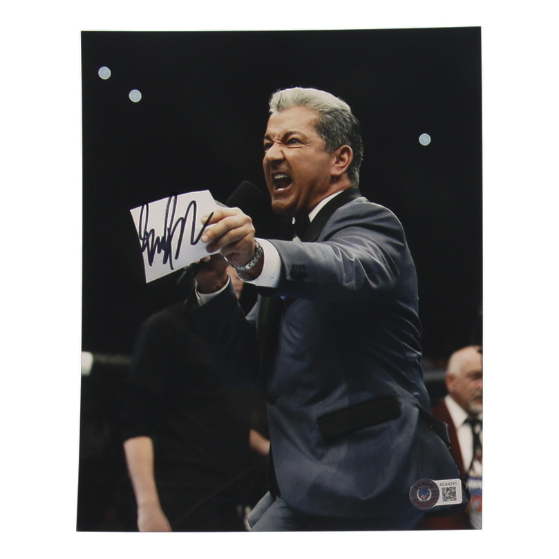 Bruce Buffer Signed UFC 8x10 Photo (Beckett) at PristineAuction.com Bruce Buffer Signed UFC 8x10 Photo (Beckett) at PristineAuction.com