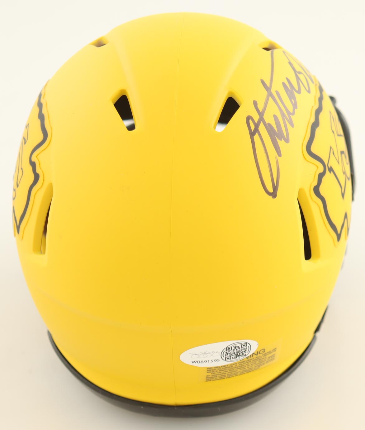 Christian Okoye Signed Chiefs Rave Alternate Speed Mini Helmet (JSA) at PristineAuction.com Christian Okoye Signed Chiefs Rave Alternate Speed Mini Helmet (JSA) at PristineAuction.com