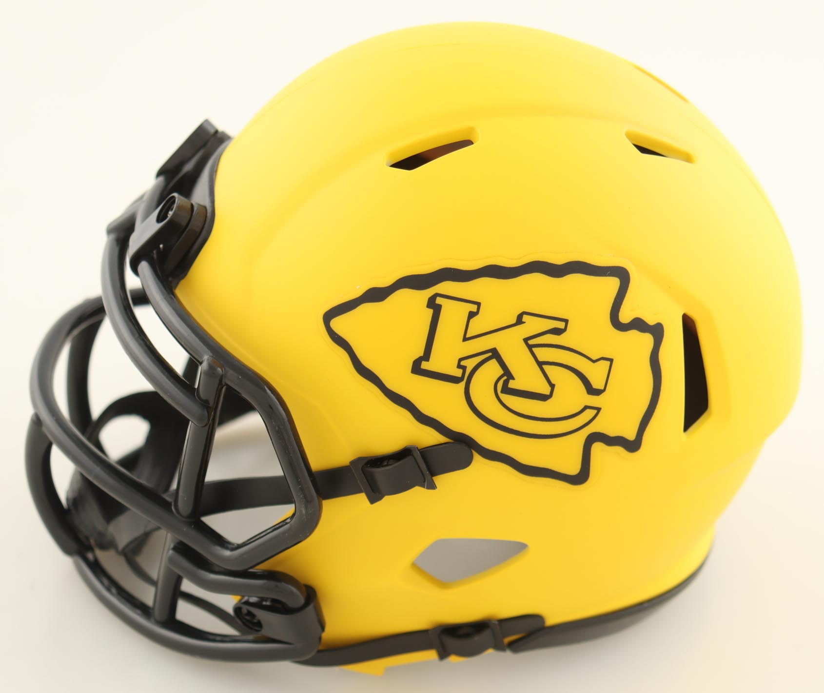 Christian Okoye Signed Chiefs Rave Alternate Speed Mini Helmet (JSA) at PristineAuction.com Christian Okoye Signed Chiefs Rave Alternate Speed Mini Helmet (JSA) at PristineAuction.com