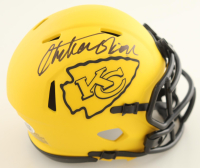 Christian Okoye Signed Chiefs Rave Alternate Speed Mini Helmet (JSA) at PristineAuction.com