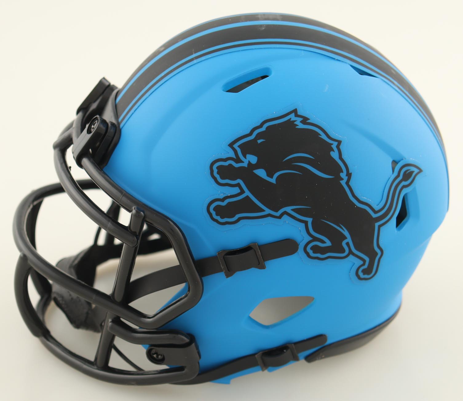 Tim Patrick Signed Lions Rave Alternate Speed Mini Helmet (Beckett) at PristineAuction.com Tim Patrick Signed Lions Rave Alternate Speed Mini Helmet (Beckett) at PristineAuction.com