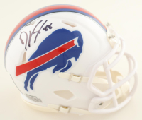 Dawson Knox Signed Bills Speed Mini Helmet (Beckett) at PristineAuction.com